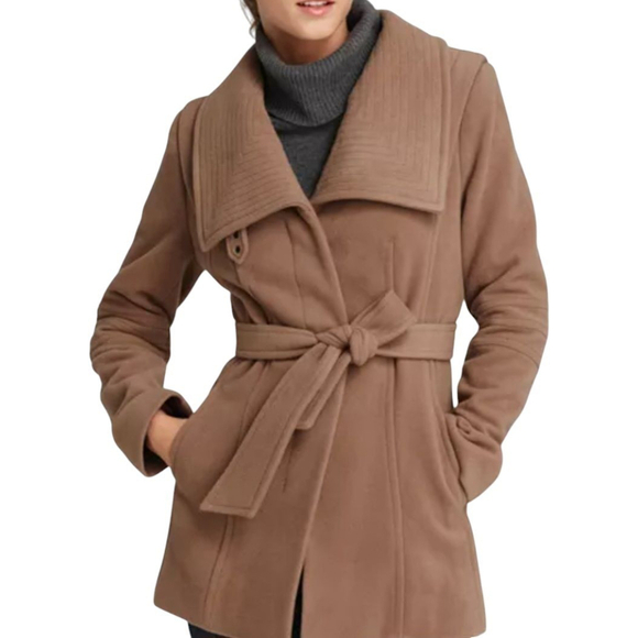 Andrew Marc New York Captive Wool Jacket Coat Camel Size 4 NWT $380 - Picture 1 of 16